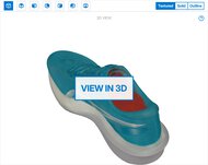 ASICS YOGIRI SPEED 3D Model Full Shoe