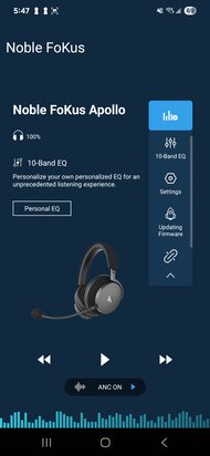 Noble FoKus Apollo App Picture