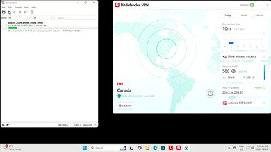 Bitdefender VPN Torrent Test Picture
