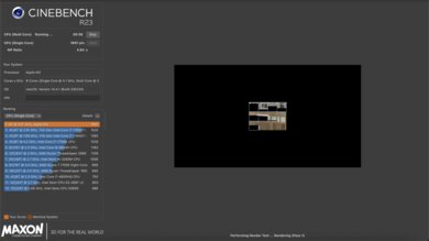 Apple MacBook Air 13 (M3, 2024) Cinebench R23 Photo