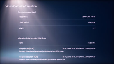 Samsung QN85B QLED PS5 Screenshot