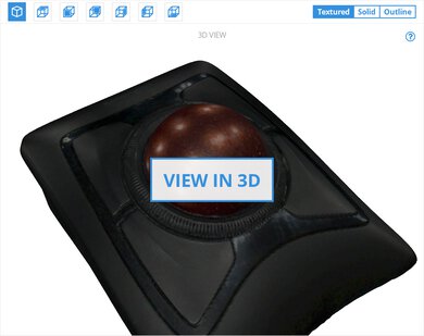 Kensington Expert Mouse Wireless Trackball 3D Model