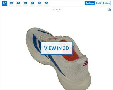 adidas Adizero Pacer 3D Model Full Shoe