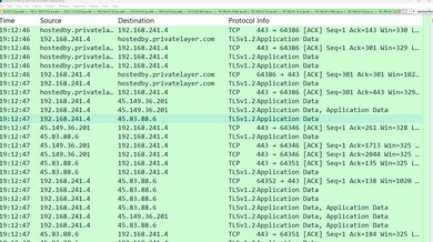 Hotspot Shield Wireshark IP And DNS Leak Screenshot