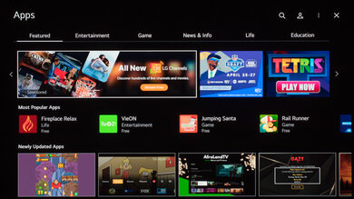 LG C4 OLED Apps Picture