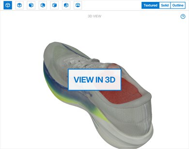 Mizuno Hyperwarp Elite 3D Model Full Shoe