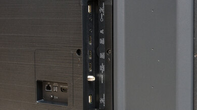 Hisense U6N Side Inputs Picture