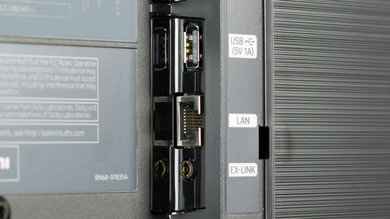 Samsung MU9000 Side Inputs Picture