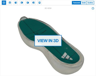 adidas Zenboost 3D Model Internal