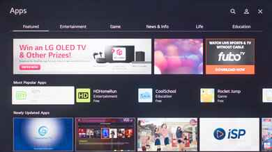 LG UP7000 Apps Picture