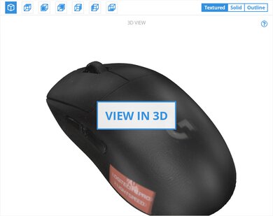 Logitech G PRO 2 LIGHTSPEED 3D Model