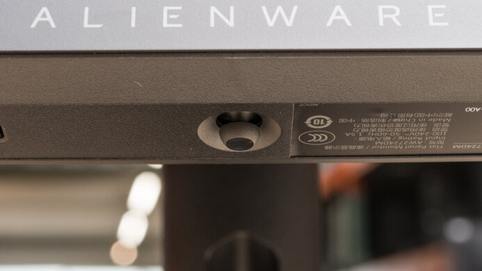 Dell Alienware AW2724DM Controls Picture