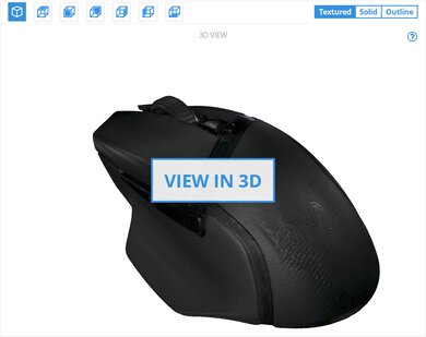 Razer Basilisk X Hyperspeed 3D Model