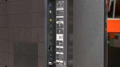Sony X85K Side Inputs Picture