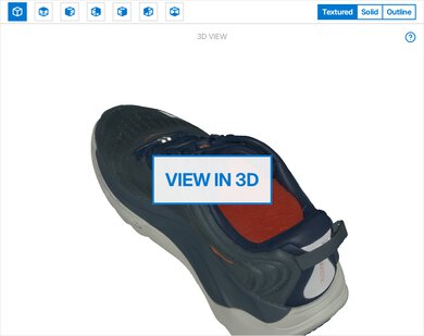 HOKA Gaviota 6 3D Model Full Shoe