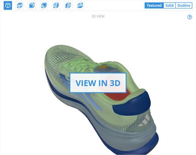 adidas Supernova Rise 3D Model Full Shoe