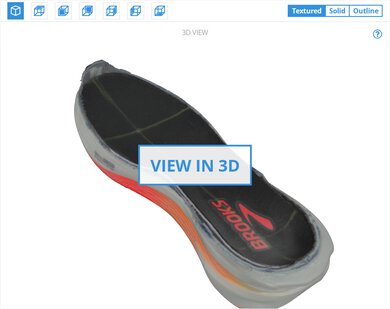Brooks Hyperion 2 3D Model Internal