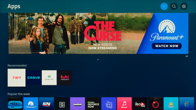 Samsung QN900C 8k QLED Apps Picture