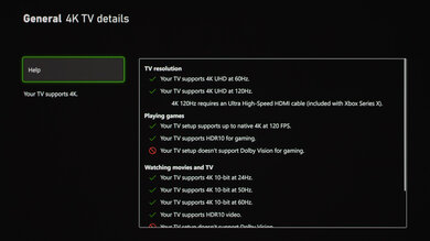 Samsung S85F OLED Xbox Series X Screenshot