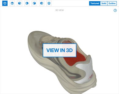 New Balance SuperComp Rebel 3D Model Full Shoe