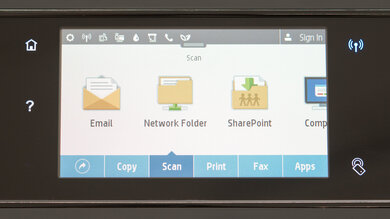 HP PageWide Pro 577dw Display Screen Picture