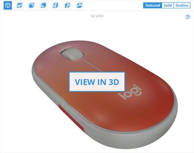 Logitech M340 3D Model