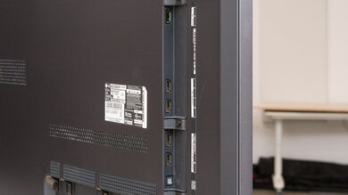 LG QNED90 Side Inputs Picture