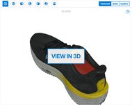 Brooks Launch 12 3D Model Full Shoe