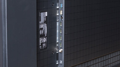 TCL 98QM8K Side Inputs Picture