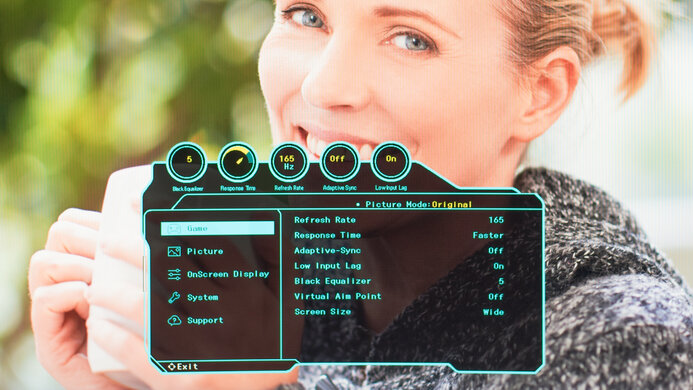 Samsung Odyssey G55C S27CG55 OSD Picture