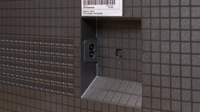 TCL Q77K Rear Inputs Picture