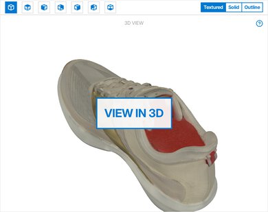 Tracksmith Eliot Racer 3D Model Full Shoe