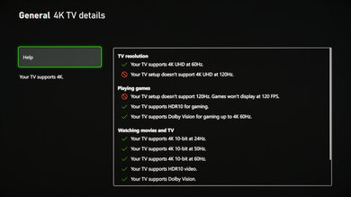 Sony BRAVIA 3 Xbox Series X Screenshot