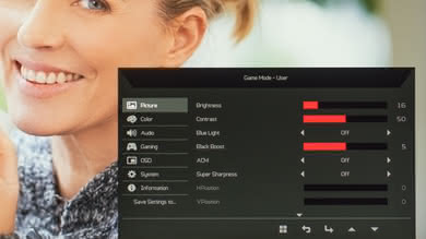 Acer XF251Q Bmiirx OSD picture