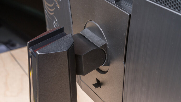 MSI MPG 322URX QD-OLED Ergonomics Picture