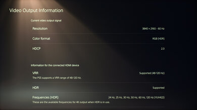 Hisense U8H PS5 Screenshot