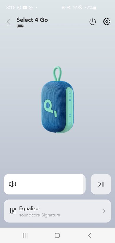 Anker Soundcore Select 4 Go App Picture