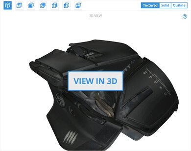 Mad Catz R.A.T. 4+ 3D Model