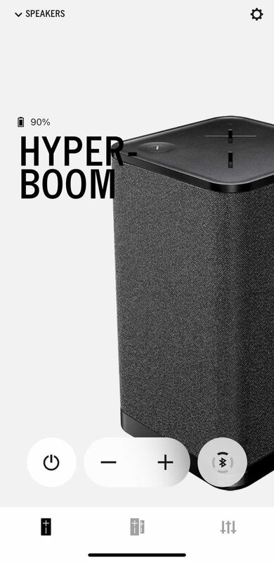 Ultimate Ears HYPERBOOM App Picture