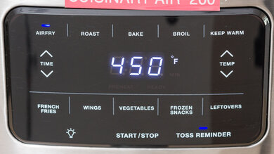 Cuisinart AIR-200 Control Panel Photo