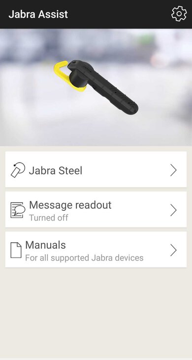 Jabra Steel Bluetooth Headset App Picture