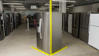 Whirlpool WRS588FIHZ Dimensions Photo