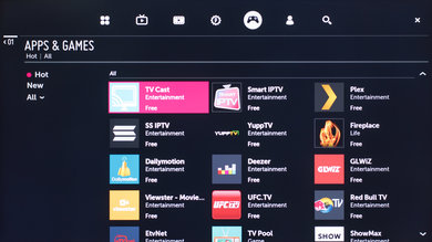 LG UH6550 Apps Picture