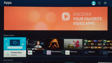 Samsung TU8300 Apps Picture