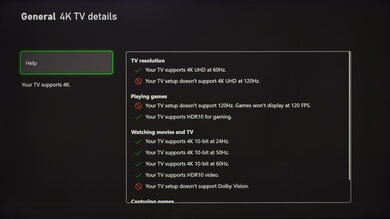 Samsung TU8000 Xbox Series X Screenshot