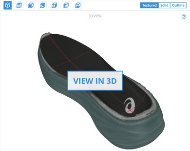 ASICS GEL-NIMBUS 26 3D Model Internal