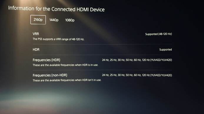 LG 45GX950A-B PS5 Compatibility Photo