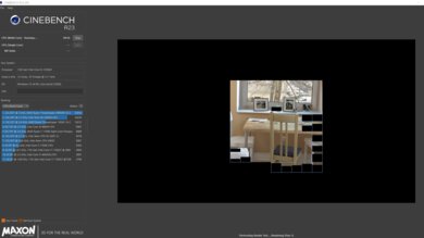 Dell G15 (2022) Cinebench R23 Photo
