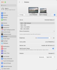 LG 24GS65F-B macOS Screenshot