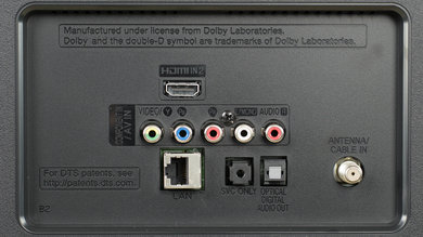 LG LH5750 Rear Inputs Picture